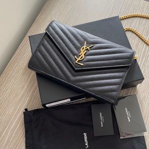 YSL Large Monogram Purse.